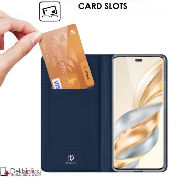 Dux Ducis Skin Pro dirbtinės odos dėklas - mėlynas (Huawei Honor Magic 7 Lite) Dux Ducis Skin Pro dirbtinės odos dėklas - mėlynas (Huawei Honor Magic 7 Lite)